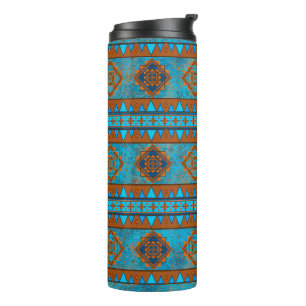 Bouteilles Isothermes Motif Turquoise de Southwest Mountain Peaks