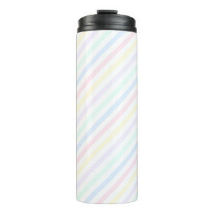 Bouteilles Isothermes Motif Vintage Diagonal Stripe Candy