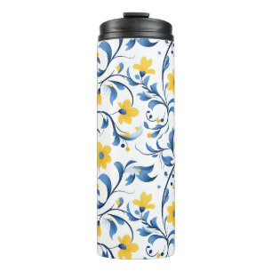 Bouteilles Isothermes Motifs d'art populaire floral ukrainien