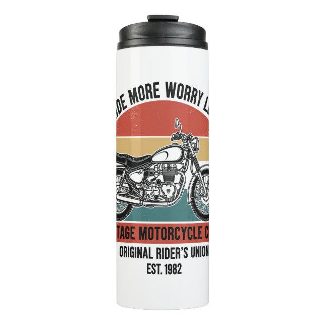 Bouteilles Isothermes Moto Club Est vintage. 1982 (Devant)