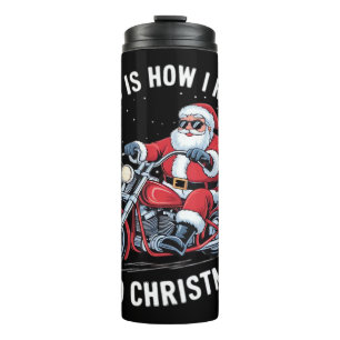 Bouteilles Isothermes Moto de Père Noël moto Noël Essenti