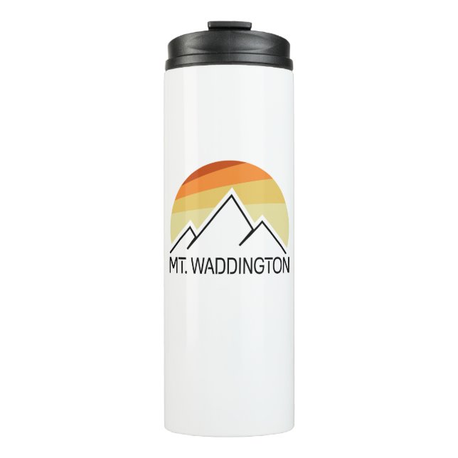 Bouteilles Isothermes Mt. Waddington British Columbia Retro (Devant)