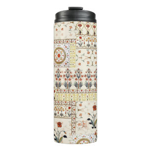 Bouteilles Isothermes Mughal Floral Paisley : Ethnic Digital Elegance.