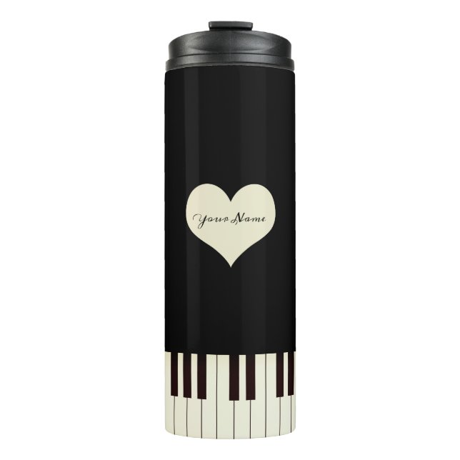 Bouteilles Isothermes Musique personnalisée Piano Teacher Piano Keys (Devant)