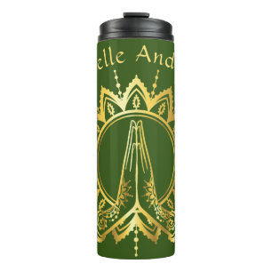 Bouteilles Isothermes Namaste Hands Travel Mug