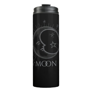 Bouteilles Isothermes [NAME] Eclectic Moon Flask Custom Name