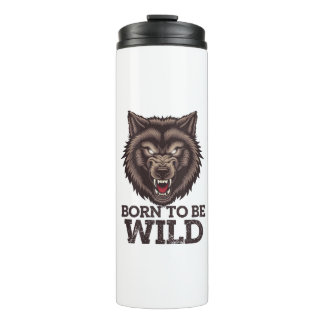 Bouteilles Isothermes Né pour être loup sauvage : Esprit Alpha non dompt