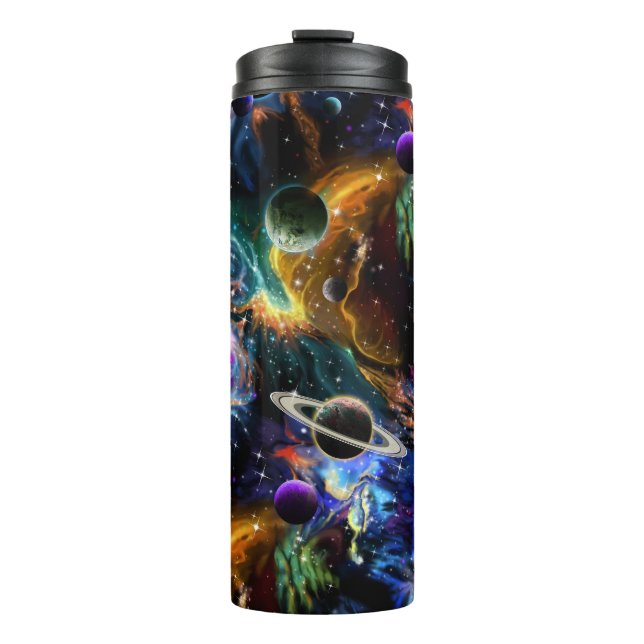 Bouteilles Isothermes Nebula et planètes spatiales de Galaxie (Devant)
