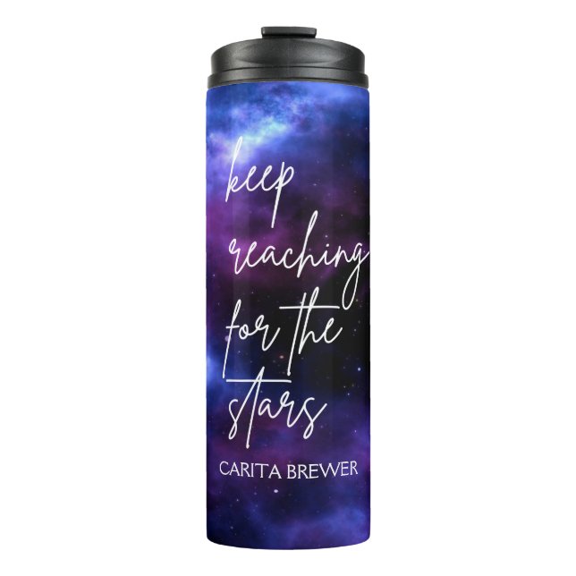 Bouteilles Isothermes Nebula Galaxy Inspirational Thermal Tumbler (Devant)