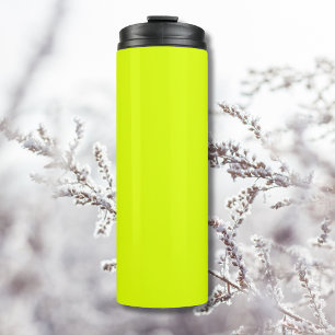 Bouteilles Isothermes Neon Chartreuse couleur solide   Couleur tendance