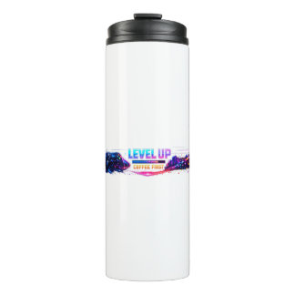 Bouteilles Isothermes Neon Gamer Wrap Coffee Mug 🎮 | LEVEL UP Coffee Fi