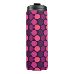 Bouteilles Isothermes Neon Sunset Motif pointillé