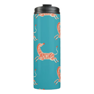 Bouteilles Isothermes Neon Zebra : Retro Coloré sans couture