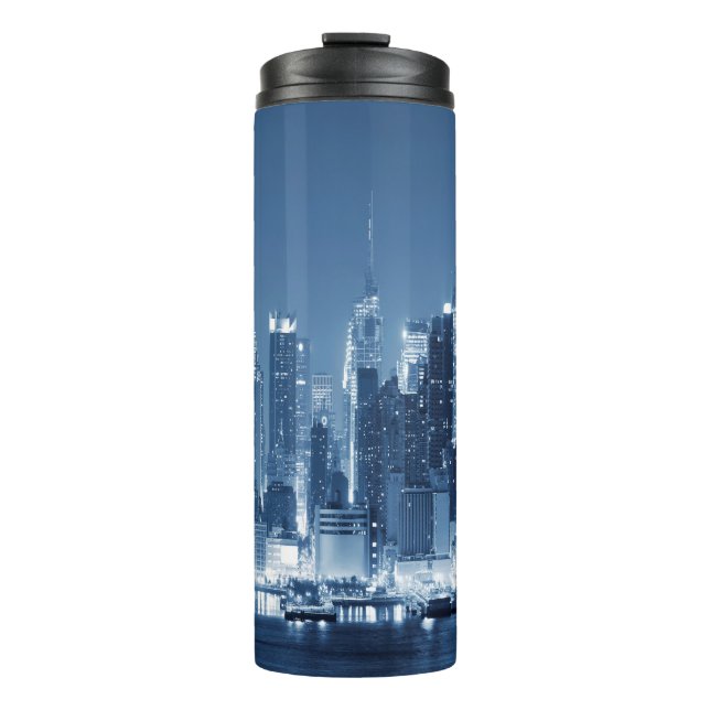 Bouteilles Isothermes New York Manhattan City Night Skyline (Devant)