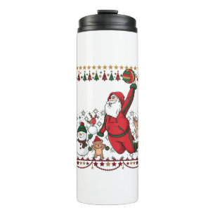 Bouteilles Isothermes Noël Père Noël Volleyball Bonhomme de neige Renne