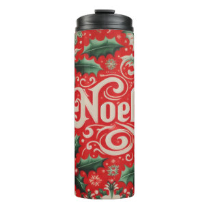 Bouteilles Isothermes Noel rouge et vert
