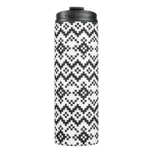 Bouteilles Isothermes Noël Snowflakes Fair Isle Seamless Patternart