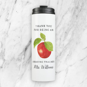 Bouteilles Isothermes Nom Appréciation de l'enseignant Apple Tumbler