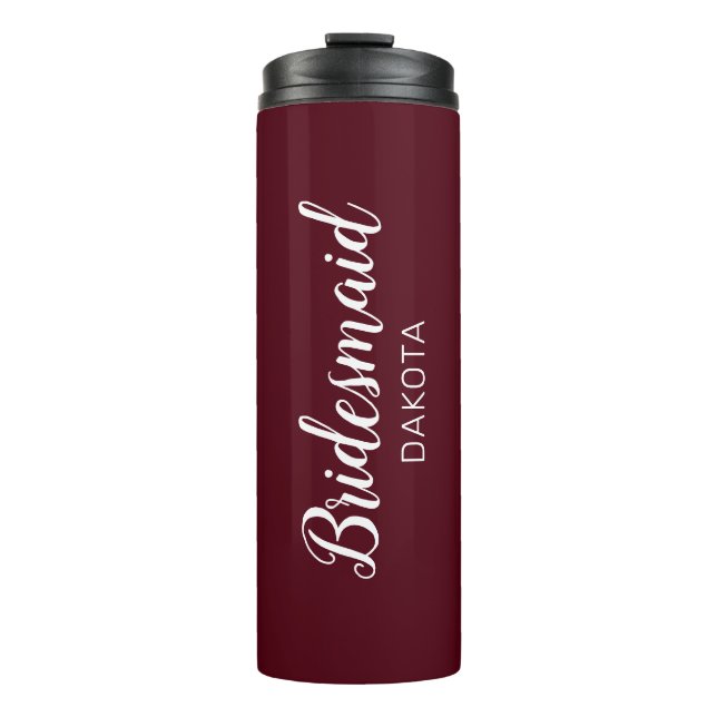 Bouteilles Isothermes Nom de la servante minimale de Bourgogne (Devant)