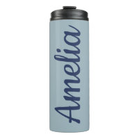 Nom de Script Personnalisé Cadeau de Mariage Bleu 