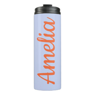 Bouteilles Isothermes Nom de script personnalisé Lavender Bridal Favoris