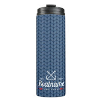 Nom du bateau nautique Laine bleue personnalisée