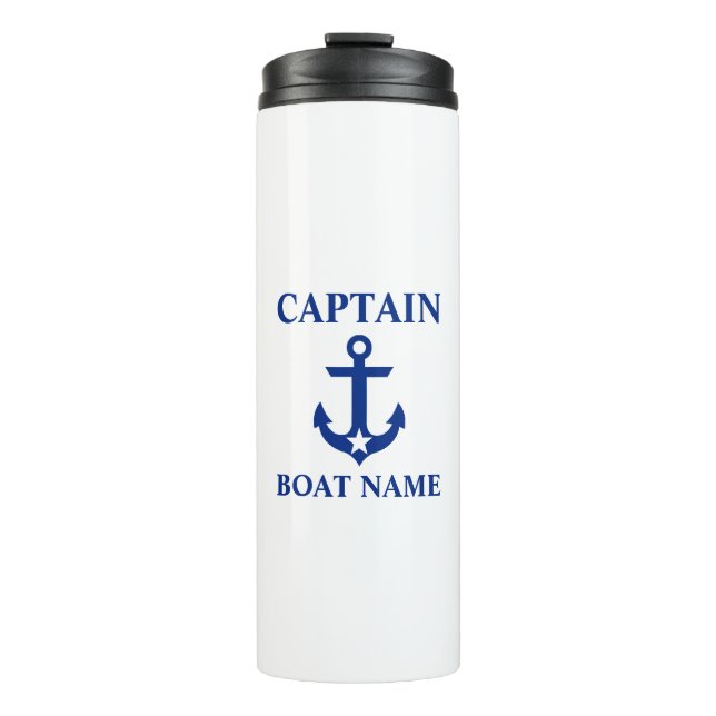 Bouteilles Isothermes Nom du capitaine nautique Étoile d'Ancre (Devant)