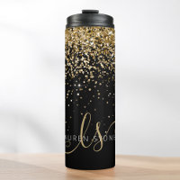 Nom du monogramme de la Parties scintillant d'or