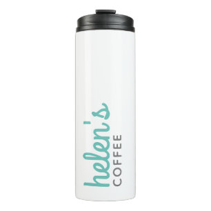Bouteilles Isothermes Nom du script Coffee Tumbler personnalisé Cadeau T