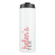 Nom du script Tea Tumbler cadeau personnalisé en r
