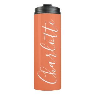 Bouteilles Isothermes Nom minimaliste de la typographie de script dans l