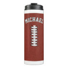 Nom personnalisé American Football Thermal Tumbler