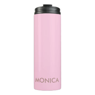 Bouteilles Isothermes Nom personnalisé girly rose