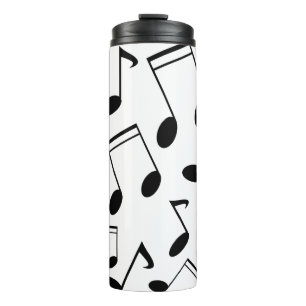 Bouteilles Isothermes Notes musicales noires