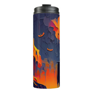 Bouteilles Isothermes Nuit Abstraite d'Halloween moderne