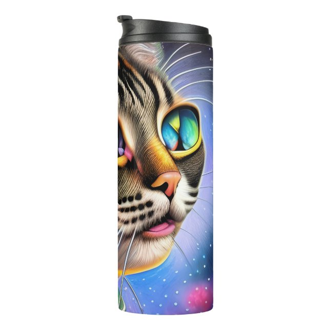 Bouteilles Isothermes OEuvre d'astronaute de chats (Tourné sur la droite)