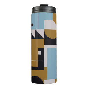 Bouteilles Isothermes OEuvre de composition Bauhaus réalisée avec l'ele