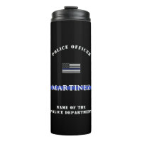 Officier de police de la ligne bleue mince
