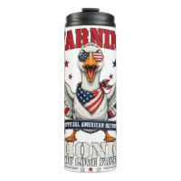 Oie en colère Tasse Thermique du 14 juillet