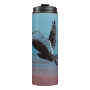 Bouteilles Isothermes Oiseau de vol de hibou de lever de soleil