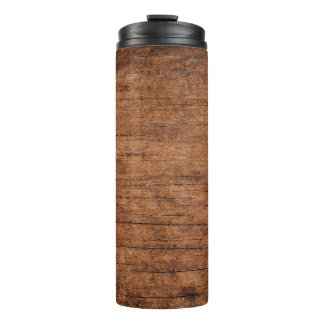 Bouteilles Isothermes Old grunge dark textured wooden background, The su