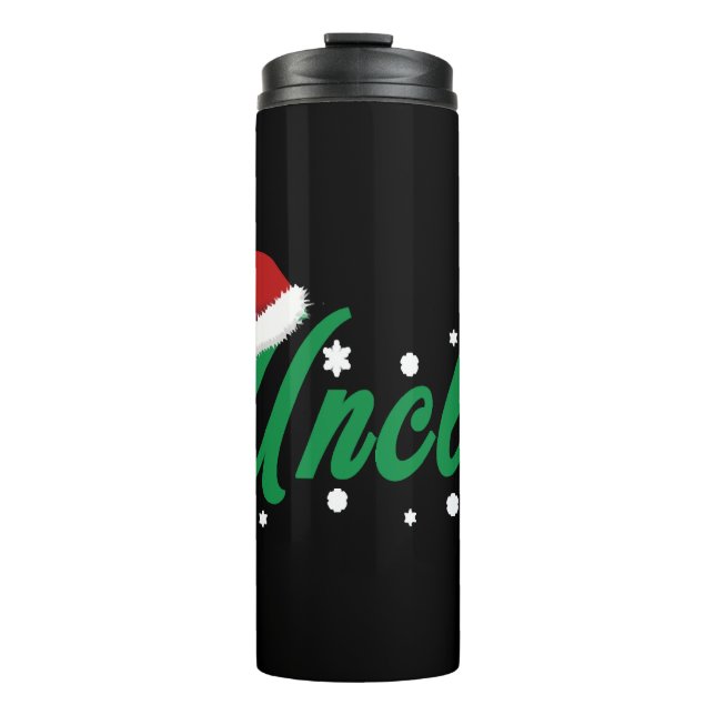 Bouteilles Isothermes Oncle de Noël (Devant)