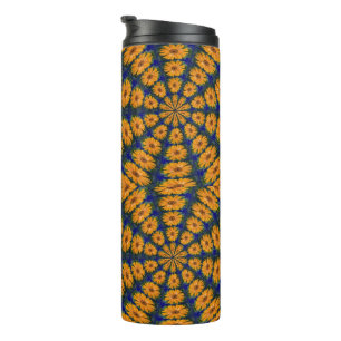 Bouteilles Isothermes Orange Africain Daisy Thermal Tumbler
