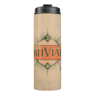 Bouteilles Isothermes Orange Art Déco Obliviate Spell Graphisme