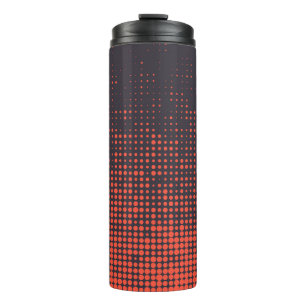 Bouteilles Isothermes Orange, moderne, point mi-teint urbain design moti