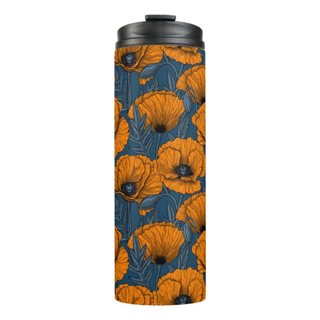 Bouteilles Isothermes Orange papillon thermique (Devant)
