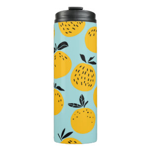 Bouteilles Isothermes Oranges fruits sans couture motif