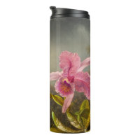 Orchidée avec deux colibris Heade