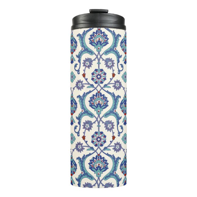 Bouteilles Isothermes Ornement floral : Motif arabe traditionnel. (Devant)