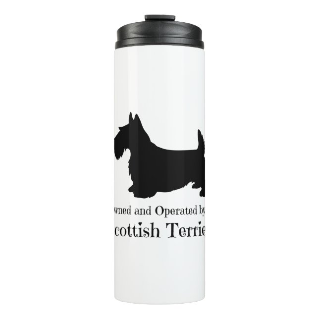 Bouteilles Isothermes Owned and Operated by a Scottish Terrier - Scottie (Devant)